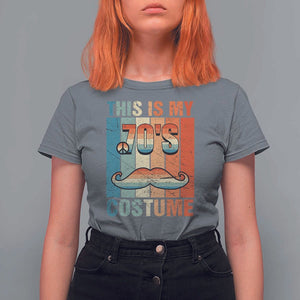 70s Styles T Shirt For Women This Is My 70's Costume 1970s Outfit Retro Vintage Disco TS11 Charcoal Print Your Wear