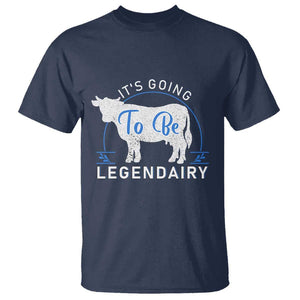 Funny Dairy Milk T Shirt It's Going To Be Legendairy Cow Joke Legendary TS11 Navy Print Your Wear