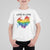 LGBTQ T Shirt For Kid Love Is Love Gay Pride LGBT Ally Vintage Rainbow Heart TS11 White Print Your Wear