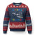 Caribbean Islands Ugly Christmas Sweater Caribbean Sea Tour Map Flag - Print Your Wear