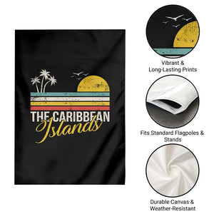 Funny The Caribbean Islands Garden Flag Retro Vacation Beach Caribbean Sea Tour TS11 Print Your Wear