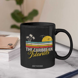 The Caribbean Islands Coffee Mug Retro Vacation Beach Caribbean Sea Tour TS11 Print Your Wear