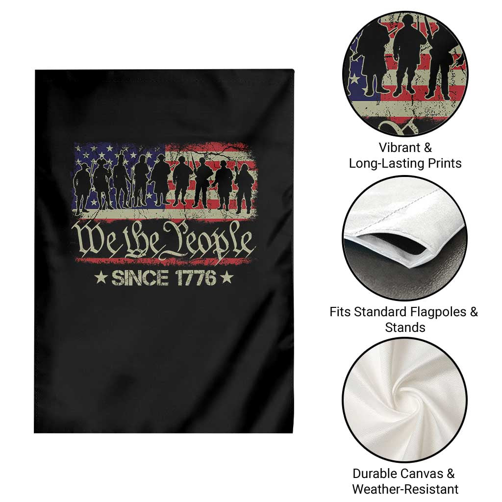 We The People Since 1776 Garden Flag 250 Years America Anniversary Vintage American Flag TS11 Print Your Wear