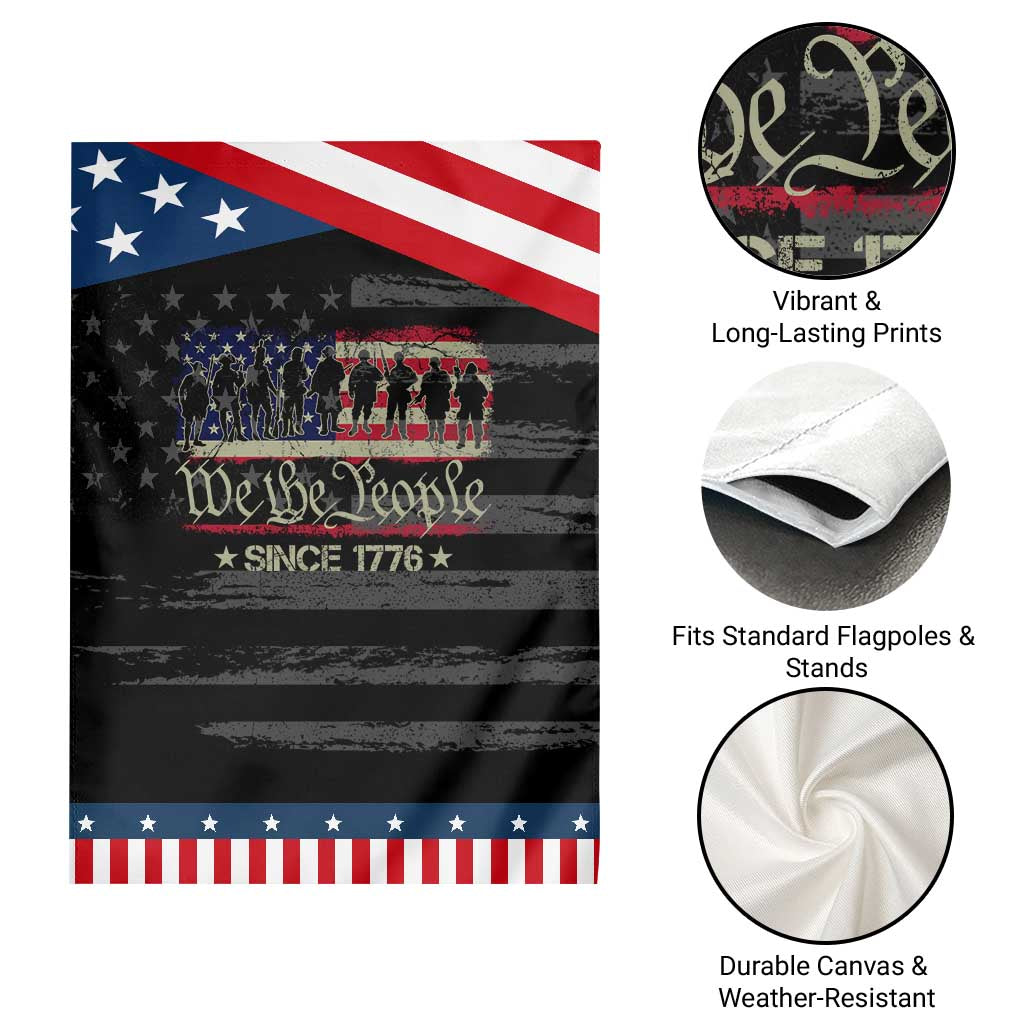We The People Since 1776 Garden Flag 250 Years America Anniversary Vintage American Flag TS11 Print Your Wear