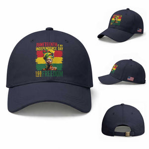 Juneteenth Is My Independence Day 160 Years Of Freedom Baseball Cap