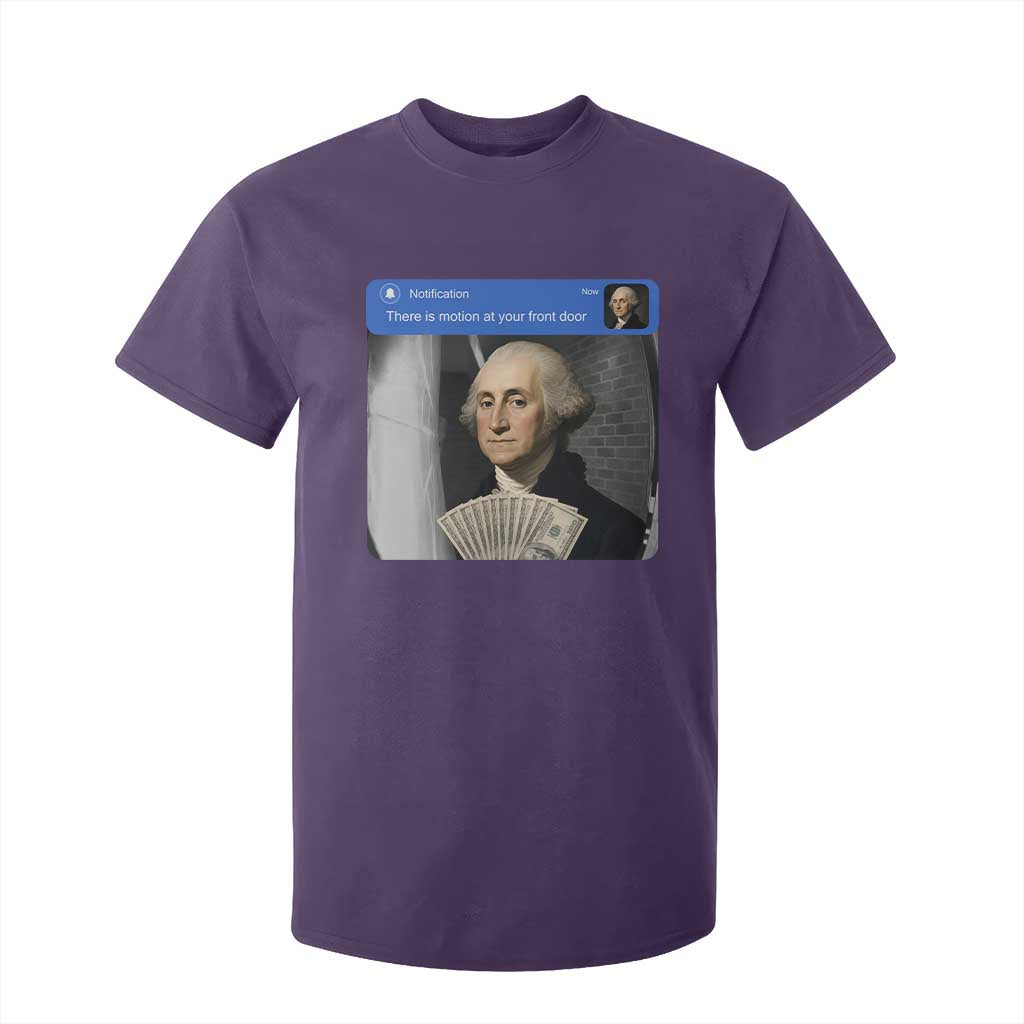 There is Motion At Your Front Door George Washington Meme T Shirt For Kid