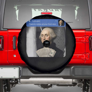 There is Motion At Your Front Door George Washington Meme Spare Tire Cover