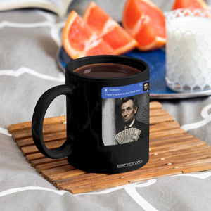 There is Motion At Your Front Door Abraham Lincoln Meme Coffee Mug