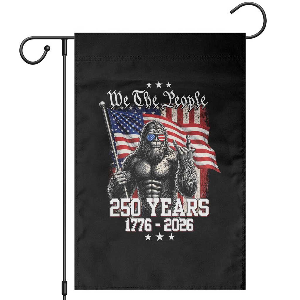 250th Anniversary USA Bigfoot Garden Flag Sasquatch 250 Years Independence