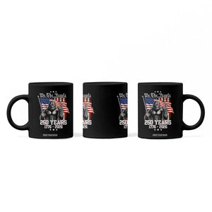 250th Anniversary USA Bigfoot Coffee Mug Sasquatch 250 Years Independence
