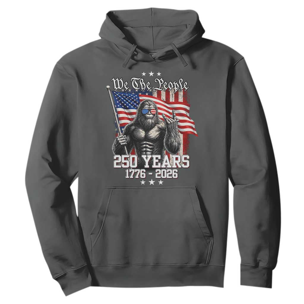 250th Anniversary USA Bigfoot Hoodie Sasquatch 250 Years Independence