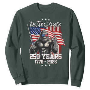 250th Anniversary USA Bigfoot Sweatshirt Sasquatch 250 Years Independence