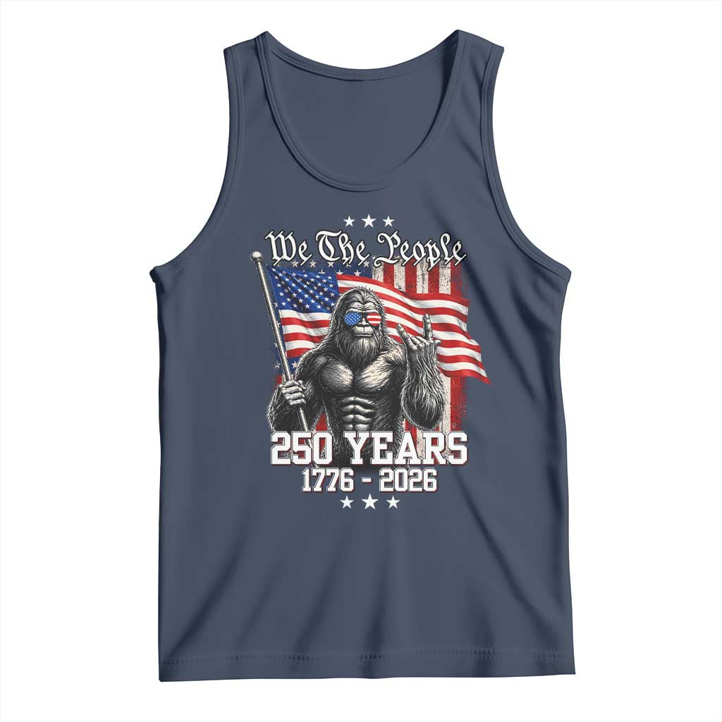 250th Anniversary USA Bigfoot Tank Top Sasquatch 250 Years Independence
