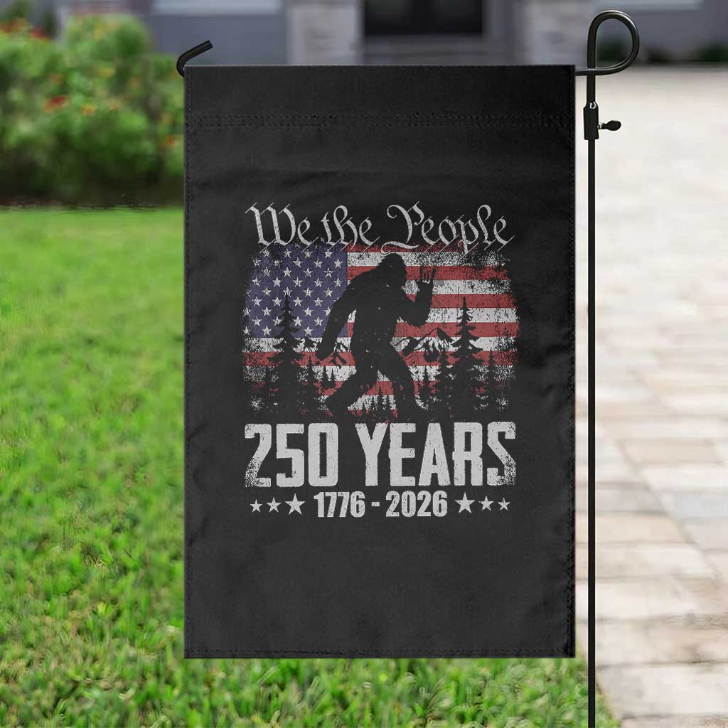 Bigfoot 250 Years American Flag Patriotic 1776 2026 Garden Flag