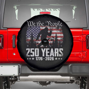 Bigfoot 250 Years American Flag Patriotic 1776 2026 Spare Tire Cover