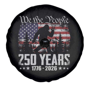 Bigfoot 250 Years American Flag Patriotic 1776 2026 Spare Tire Cover
