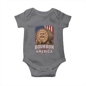 Bourbon Built America 250 Years Baby Onesie Patriotic Whiskey 250th Anniversary USA