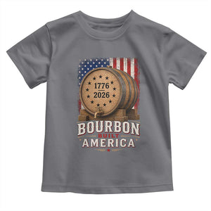 Bourbon Built America 250 Years Toddler T Shirt Patriotic Whiskey 250th Anniversary USA