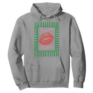 French Bisous Paris Vacation Retro Summer Vibes Hoodie TS11 Sport Gray Print Your Wear