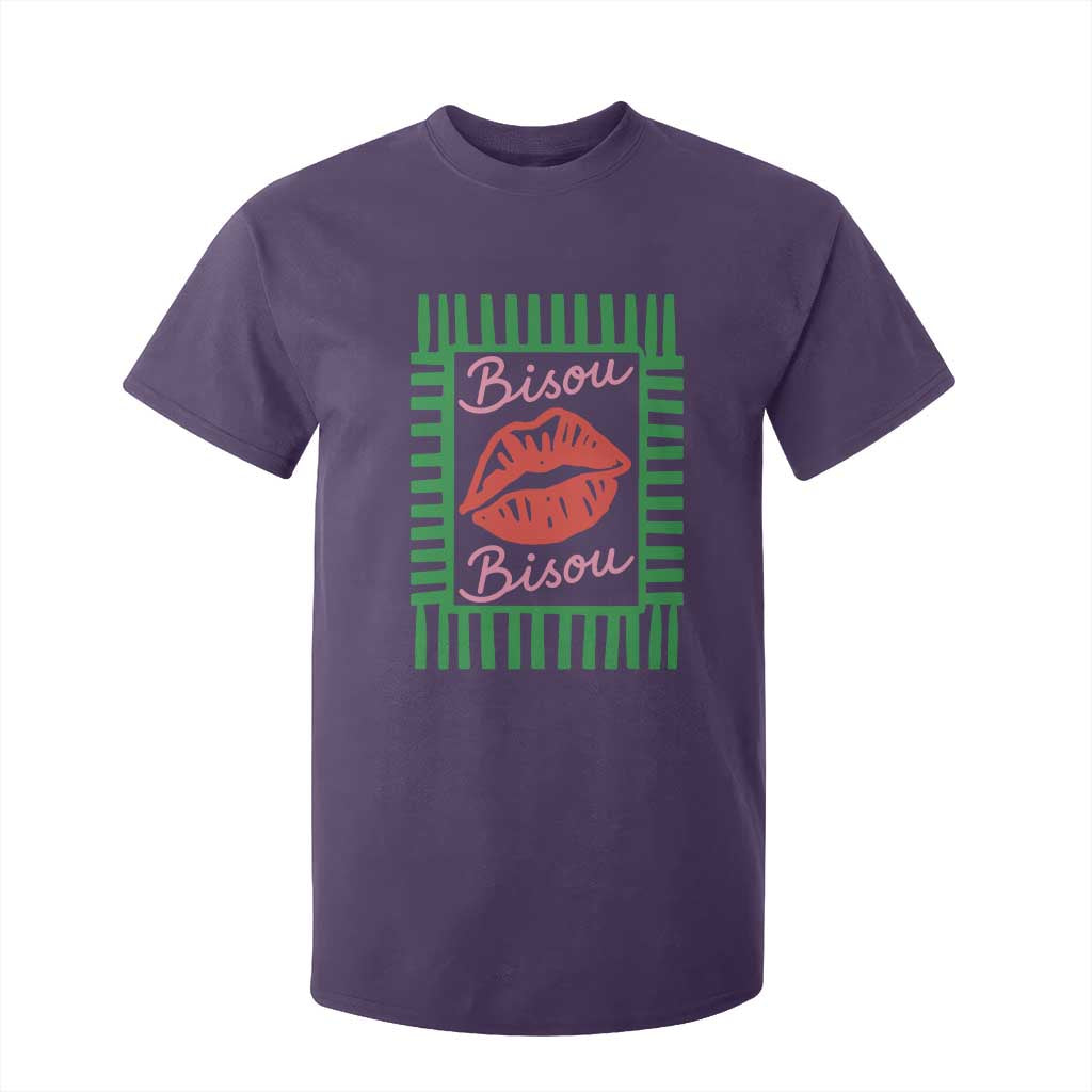 French Bisous Paris Vacation Retro Summer Vibes T Shirt For Kid TS11 Purple Print Your Wear
