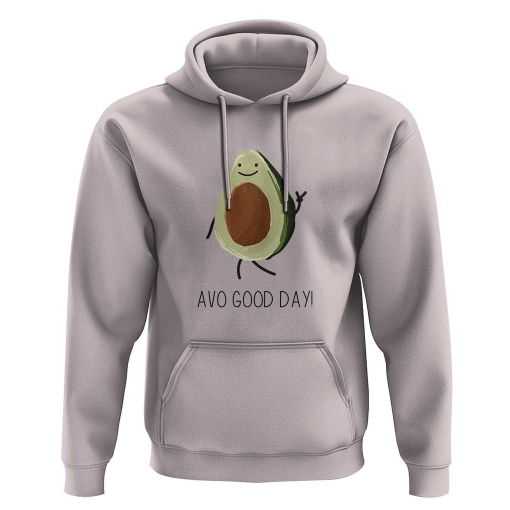 Avocado Hoodie Avo Good Day Cute Fruit TS11 Ice Gray Print Your Wear