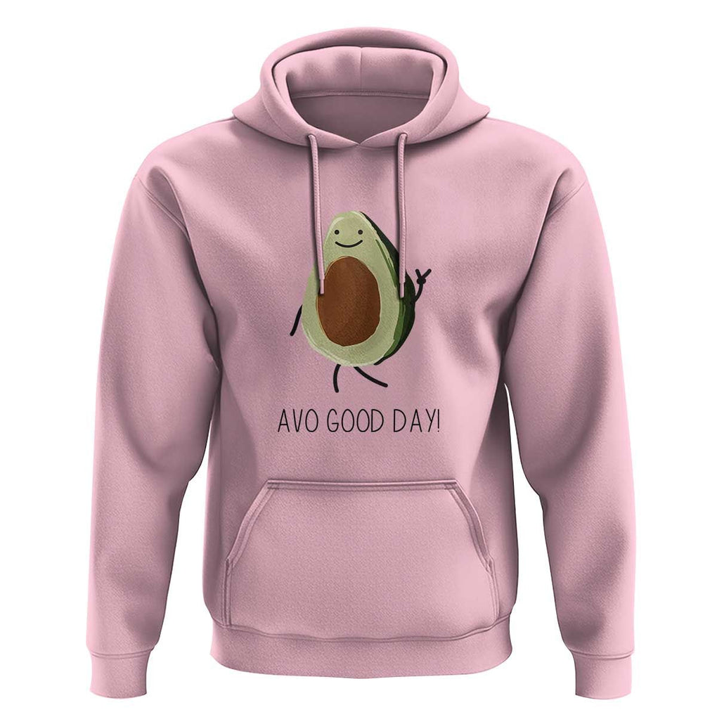 Avocado Hoodie Avo Good Day Cute Fruit TS11 Light Pink Print Your Wear