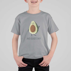 Avocado T Shirt For Kid Avo Good Day Cute Fruit TS11 Sport Gray Print Your Wear