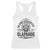 Funny I'm Chief Kickabitch From The Slapahoe Tribe Racerback Tank Top Native American Racoon TS11 White Print Your Wear