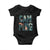 Camping Nature Adventure Campfire Tent Mountains Baby Onesie TS11 Black Print Your Wear