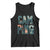 Camping Nature Adventure Campfire Tent Mountains Tank Top TS11 Black Print Your Wear