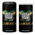 Jamaica One Love 4 in 1 Can Cooler Tumbler Rasta Reggae Punching Hand Jamaican Flag TS11 One Size: 16 oz Black Print Your Wear