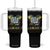 Jamaica One Love Tumbler With Handle Rasta Reggae Punching Hand Jamaican Flag TS11 One Size: 40 oz Black Print Your Wear