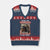 Being An American Is A Choice Being A Native American Is An Honor V-Neck Knit Sweater Vest USA Flag - Print Your Wear