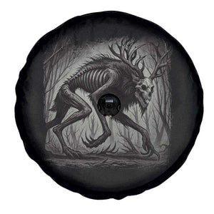 Wendigo Monster Spare Tire Cover Skinwalker Night Stroll Cryptid Dark Forest TS11 Print Your Wear