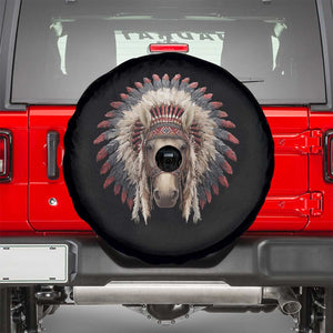 Horse Native American Indigenous Heritage War Bonnet Spare Tire Cover TS11 Black Print Your Wear