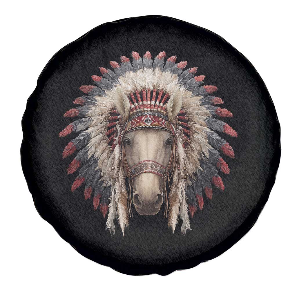 Horse Native American Indigenous Heritage War Bonnet Spare Tire Cover TS11 Print Your Wear