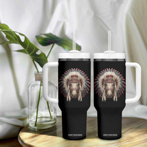 Horse Native American Indigenous Heritage War Bonnet Tumbler With Handle TS11 Print Your Wear