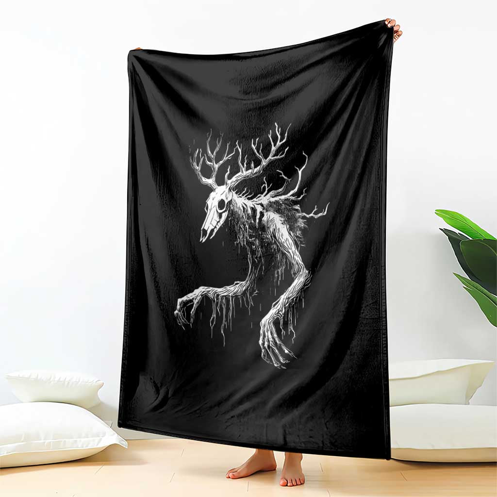Wendigo Monster Skinwalker Mythical Cryptid Throw Blanket TS11 Print Your Wear