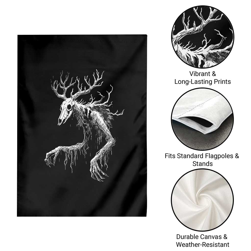 Wendigo Monster Skinwalker Mythical Cryptid Garden Flag TS11 Print Your Wear