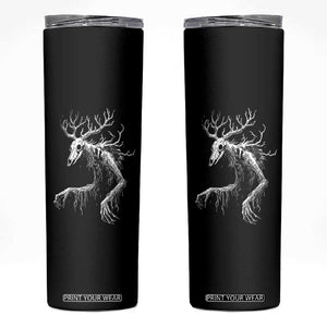 Wendigo Monster Skinwalker Mythical Cryptid Skinny Tumbler TS11 Black Print Your Wear