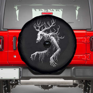 Wendigo Monster Skinwalker Mythical Cryptid Spare Tire Cover TS11 Black Print Your Wear
