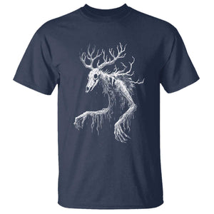 Wendigo Monster Skinwalker Mythical Cryptid T Shirt TS11 Navy Print Your Wear