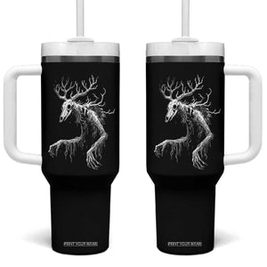 Wendigo Monster Skinwalker Mythical Cryptid Tumbler With Handle TS11 One Size: 40 oz Black Print Your Wear