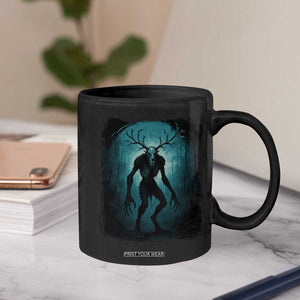 Wendigo Monster Skinwalker Mythical Cryptid Dark Forest Coffee Mug TS11 Print Your Wear