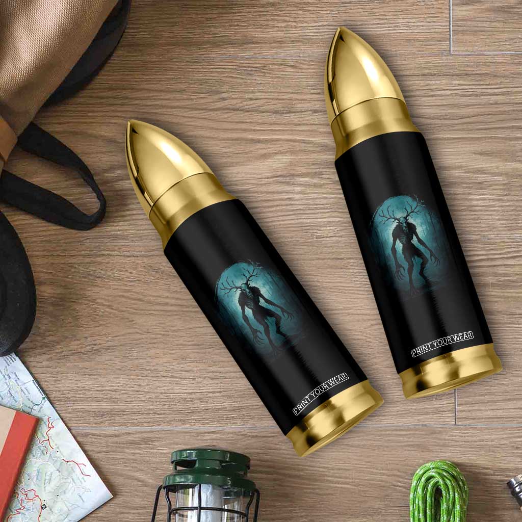 Wendigo Monster Skinwalker Mythical Cryptid Dark Forest Bullet Tumbler TS11 Print Your Wear