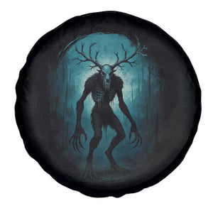 Wendigo Monster Skinwalker Mythical Cryptid Dark Forest Spare Tire Cover TS11 Print Your Wear