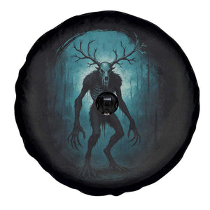 Wendigo Monster Skinwalker Mythical Cryptid Dark Forest Spare Tire Cover TS11 Print Your Wear