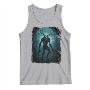Wendigo Monster Skinwalker Mythical Cryptid Dark Forest Tank Top TS11 Athletic Heather Print Your Wear