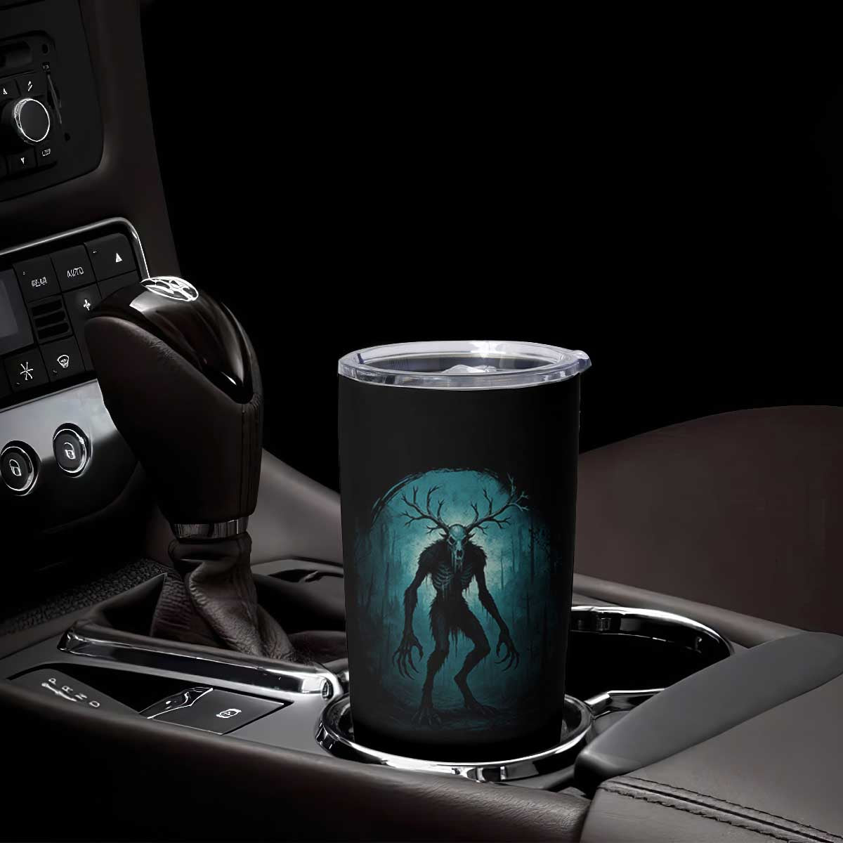 Wendigo Monster Skinwalker Mythical Cryptid Dark Forest Tumbler Cup TS11 Print Your Wear