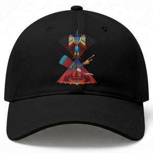 Native American Indigenous Heritage Peyote Water Bird Baseball Cap